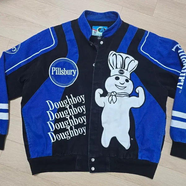 [BUNJANG] Pillsbury Doughboy Racing Twill Jacket 2XL / 도우보이 한정판  레이싱 트윌자켓 2XL