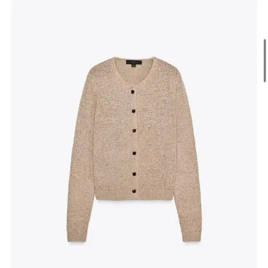 [BUNJANG] Zara Rustique Jacket Summer Cardigan Brown / 자라 루스틱 자켓 여름 가디건 브라운
