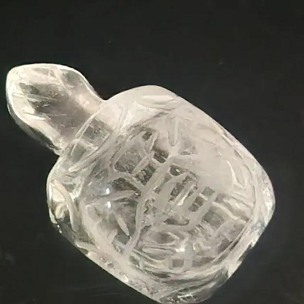 [BUNJANG] Carved Crystal Lucky Turtle Chinese Antique / 수정 조각  복 거북이        중국도자기