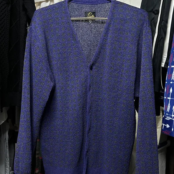 [BUNJANG] Needles Purple Cardigan / 니들스 퍼플 가디건