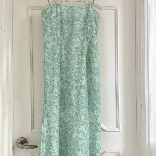 [BUNJANG] VVV String Strap Long Slip Dress S / 새상품) VVV 끈 나시 롱 슬립 원피스 S