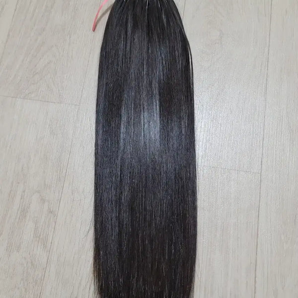 [BUNJANG] 13-inch Natural Remy Hair Tape-In Extensions, 192 Strands / 붙임머리 천연모 13인치 192가닥