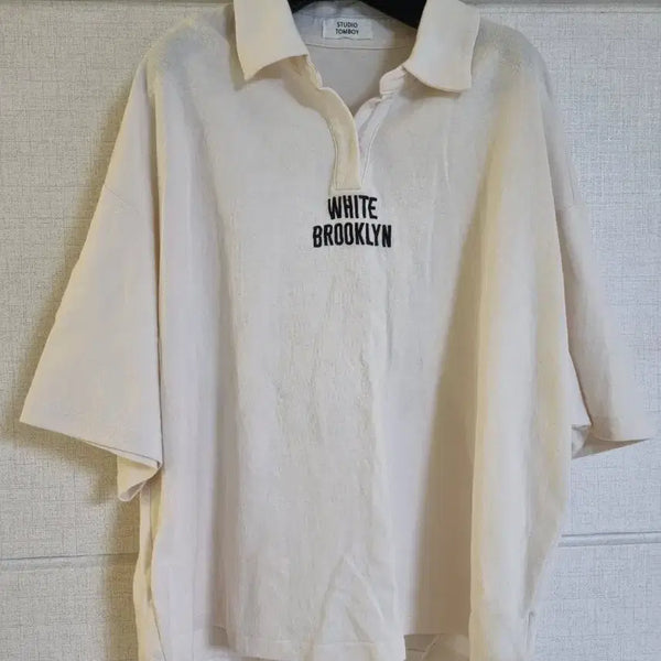 [BUNJANG] Studio Tomboy Ivory T-Shirt F / (스튜디오 톰보이)아이보리 티셔츠 F