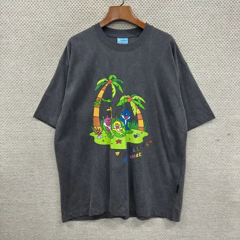 [BUNJANG] Acme De La Vie Baby Shark T-Shirt Size 1 / 아크메드라비 아기상어 반팔티 1 D02565