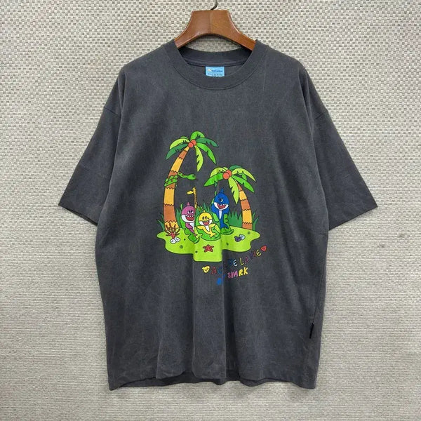 [BUNJANG] Acme De La Vie Baby Shark T-Shirt Size 1 / 아크메드라비 아기상어 반팔티 1 D02565