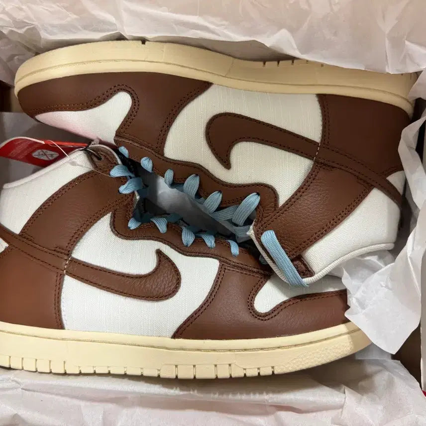 [BUNJANG] Nike Dunk High Premium Pecan & Sail (260mm) / [새상품 / 260mm] 나이키 덩크 하이 프리미엄 피칸 앤 세일