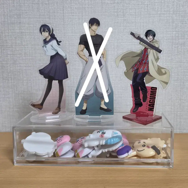 [BUNJANG] Jujutsu Kaisen Amanai Riko & Sakamoto Days Nagumo Acrylic Stand Set / 주술회전 아마나이리코 & 사카모토데이즈 나구모 아크릴 스탠드