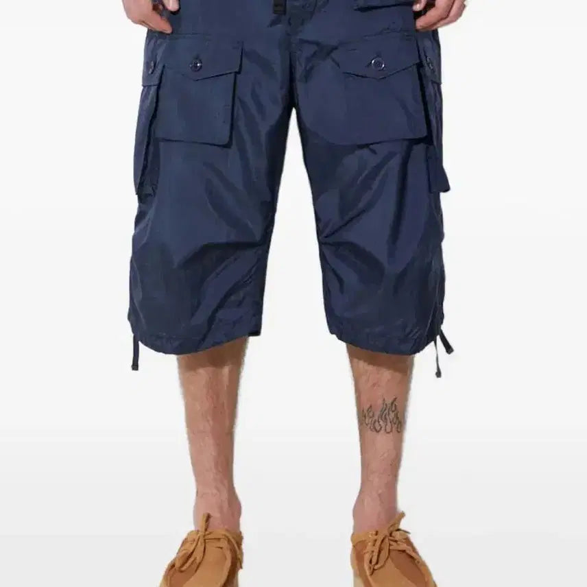 [BUNJANG] Engineered Garments Nylon Cargo Shorts Navy / [M] 엔지니어드 가먼츠 나일론 카고 쇼츠 네이비