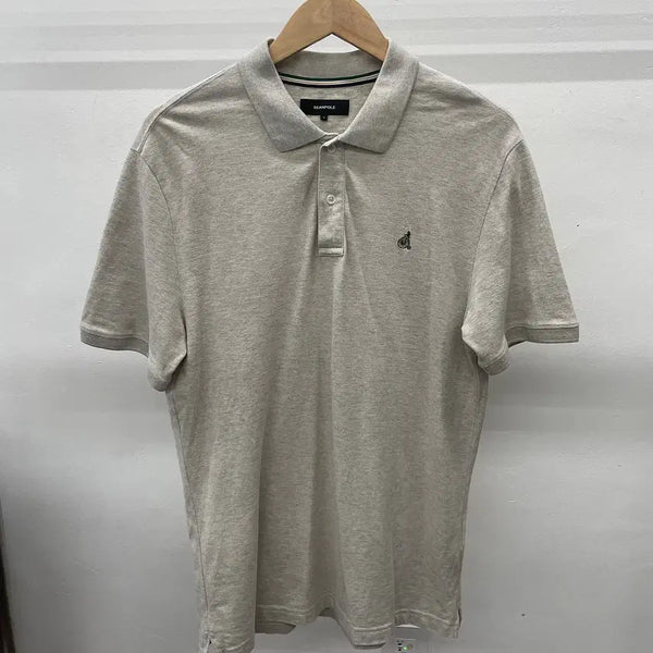 [BUNJANG] Beanpole Supima Cotton Short-Sleeve Polo T-Shirt (Size L) / 100)2024 빈폴 반팔 카라 티셔츠