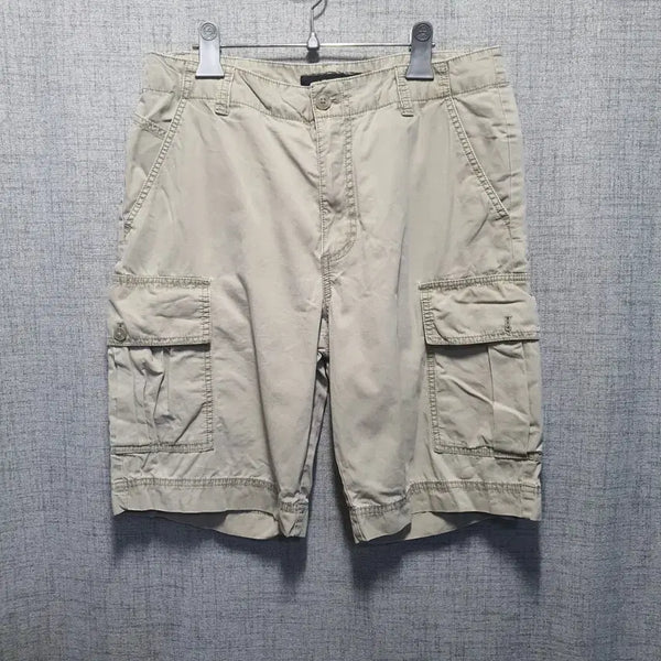 [BUNJANG] Calvin Klein Cotton Cargo Shorts Beige 32 / 캘빈클라인 카고 반바지 면바지 베이지 32
