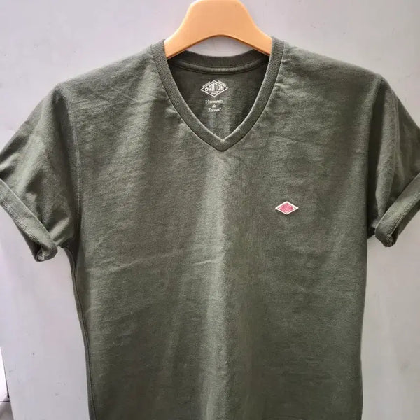 [BUNJANG] DANTON Women's V-Neck T-Shirt / 단톤 여성용 브이넥 티셔츠 팝니다