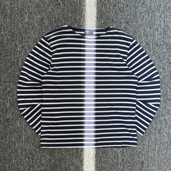 [BUNJANG] Saint James Navy Stripe Long Sleeve T-Shirt M / 세인트 제임스 네이비 스트라이프 긴팔티셔츠