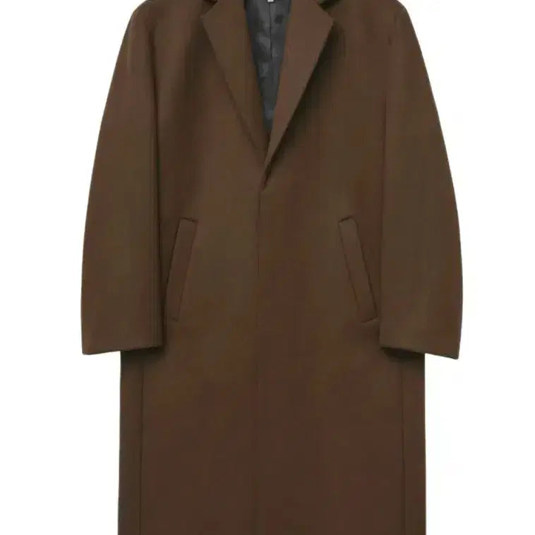 [BUNJANG] Noir Cashmere Oversized Single Coat Brown 48 / 노이어 캐시미어 오버핏 싱글 코트 브라운48 새상품