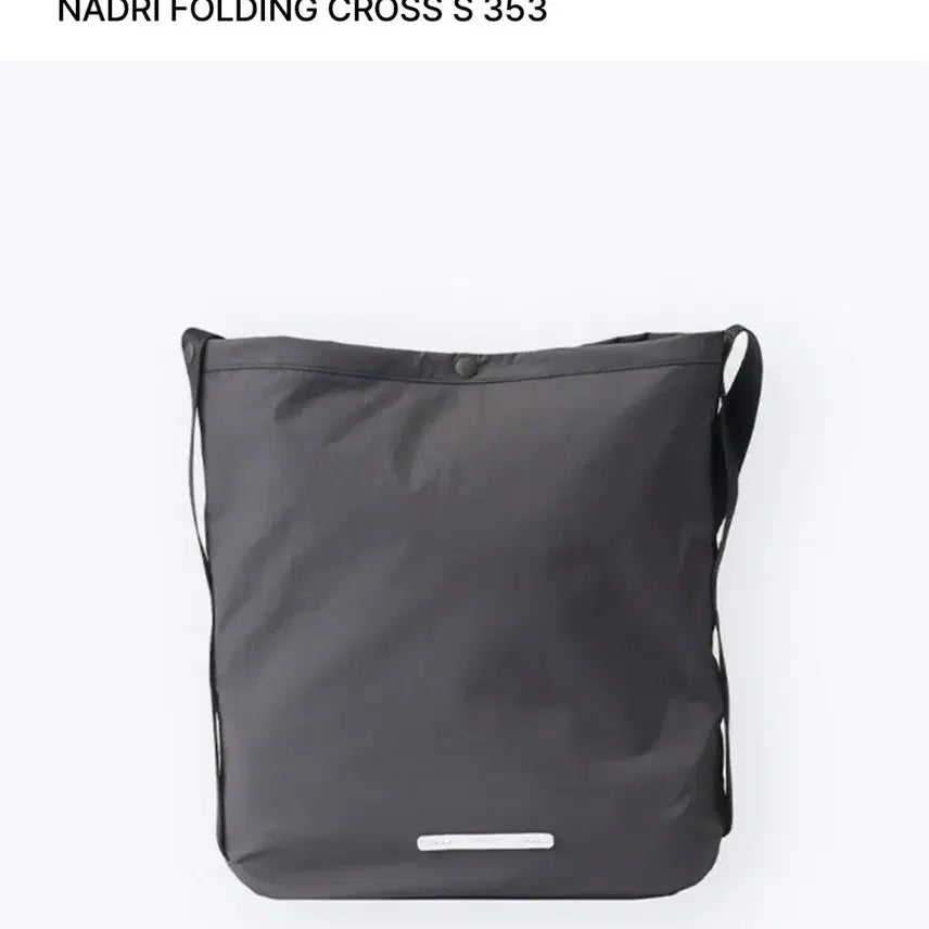 [BUNJANG] RAWROW Nadri Folding Cross Bag Charcoal / RAWROW 로우로우 나드리 폴딩 크로스백 차콜