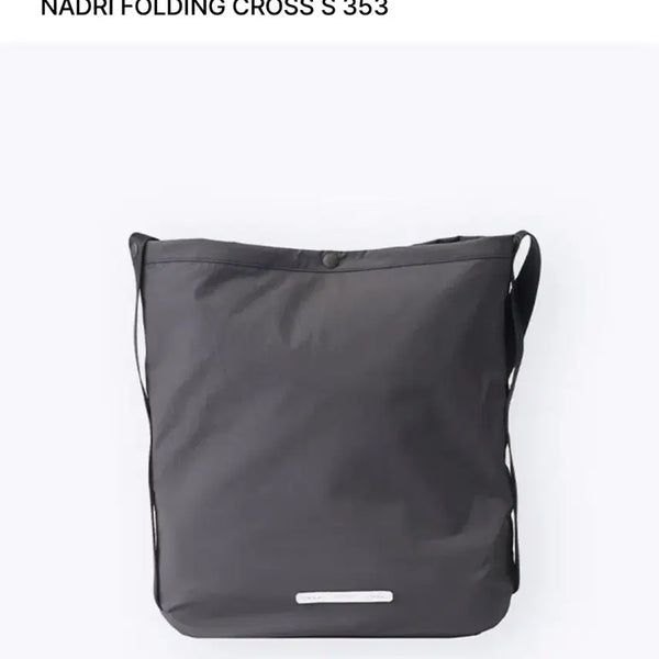 [BUNJANG] RAWROW Nadri Folding Cross Bag Charcoal / RAWROW 로우로우 나드리 폴딩 크로스백 차콜