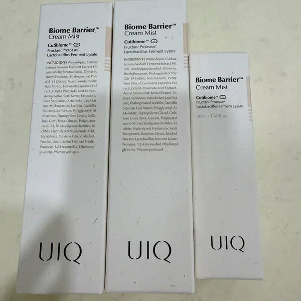 [BUNJANG] UIQ Biome Barrier Cream Mist Set (100ml + 100ml + 50ml) / UIQ 바이옴 배리어 크림 미스트 100ml+100ml+50ml