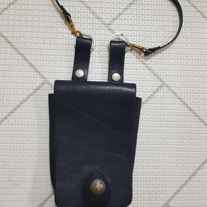 [BUNJANG] Red Moon Cowhide Shoulder Bag / Waist Bag / 레드문소가죽숄더,허리백