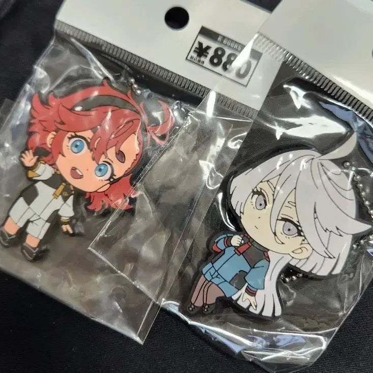 [BUNJANG] Mobile Suit Gundam: The Witch from Mercury Suletta Mercury & Miorine Rembran Rubber Strap / 수성의마녀 슬레타 미오리네 러버스트랩