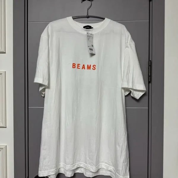 [BUNJANG] BEAMS Short Sleeve T-Shirt White 2XL / 빔즈 반팔티 새상품 2xl 화이트