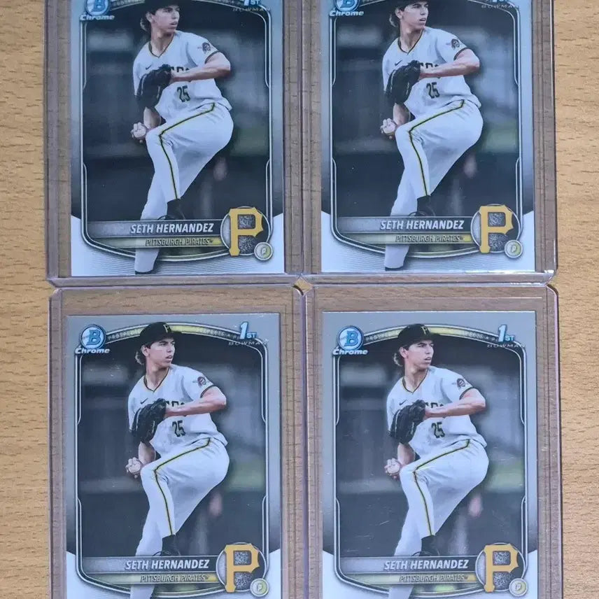 [BUNJANG] 2025 Bowman Draft Pittsburgh Seth Hernandez First Chrome Card / MLB 2025 바우만 드래프트 피츠버그 세스 에르난데스 퍼스트크롬