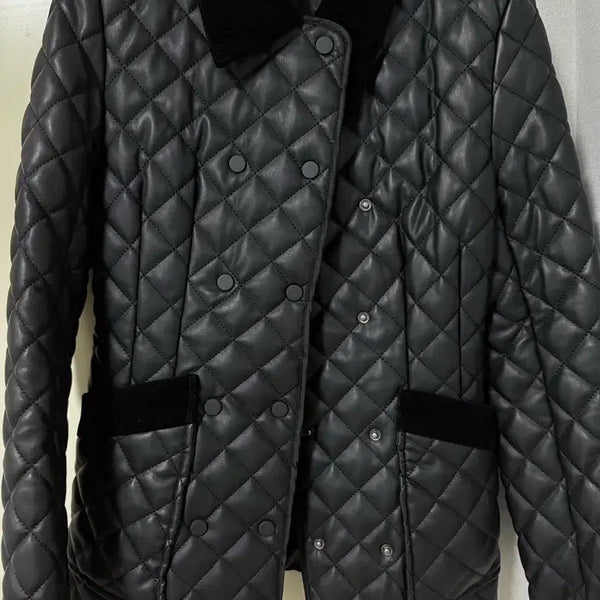 [BUNJANG] Duggy Store The Nube Leather Jacket / 듀기스토어 더누베 레더자켓