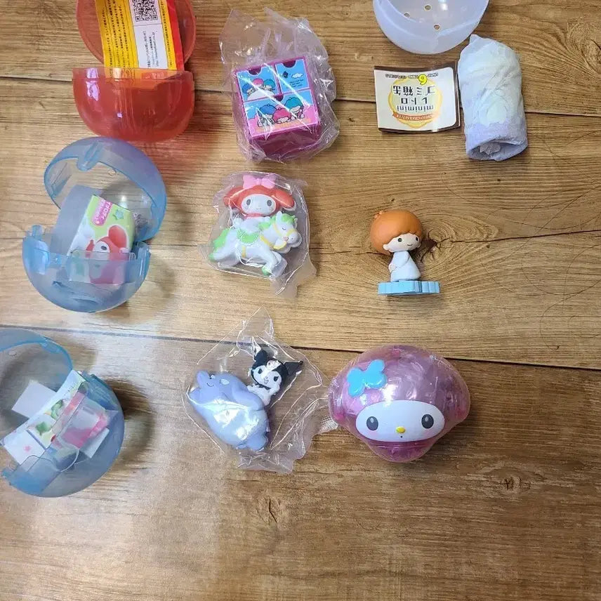 [BUNJANG] Sanrio My Melody Kuromi Gacha Figures Bundle Set / 산리오 마이멜로디 쿠로미 가챠 피규어 일괄