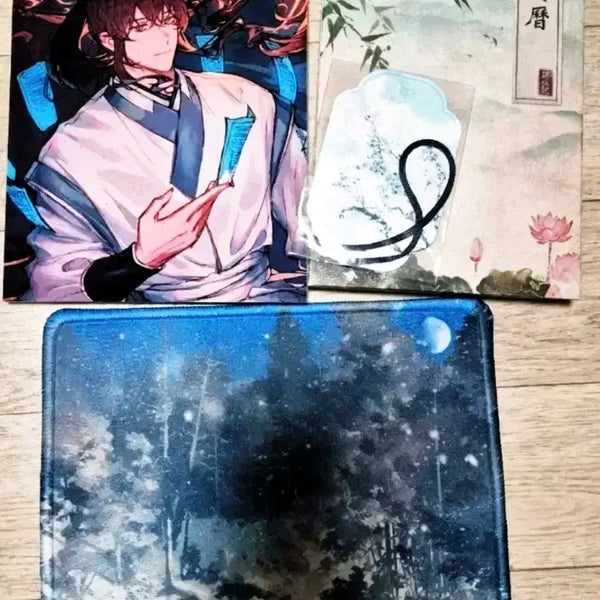 [BUNJANG] Jin Hon Gi Anthology Goods Set (Mousepad, Notebook, Bookmark) / 진혼기 앤솔로지, 굿즈 마우스패드 책력노트 책갈피