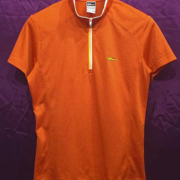 [BUNJANG] Redface Women's Catch Dry Half-Zip Short-Sleeve T-Shirt Size S / 레드페이스 등산 여성 캐치드라이 하프집업 반팔티 90