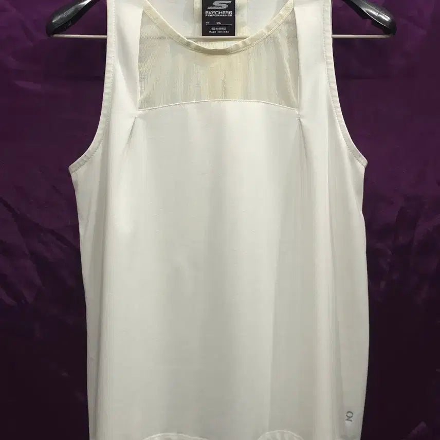 [BUNJANG] Skechers Women's Mesh Colorblock Sleeveless Top / 스케쳐스 여성 메쉬 배색 슬리브리스 탑 85(90)