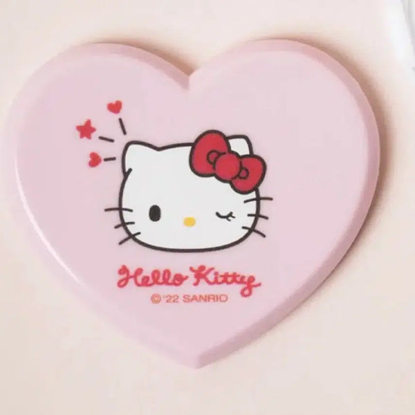 [BUNJANG] Hello Kitty Heart Hand Mirror / 헬로키티 하트 손거울