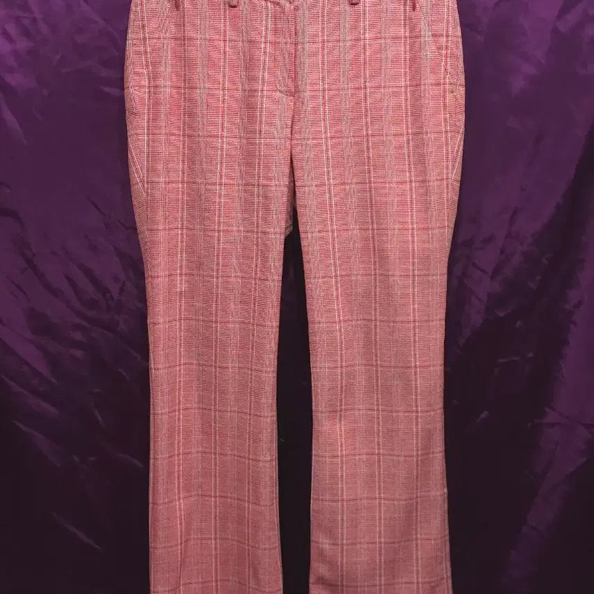 [BUNJANG] Louis Castel Women's Checkered Pants - Size 26 / 루이까스텔 골프 여성 체크 바지 26