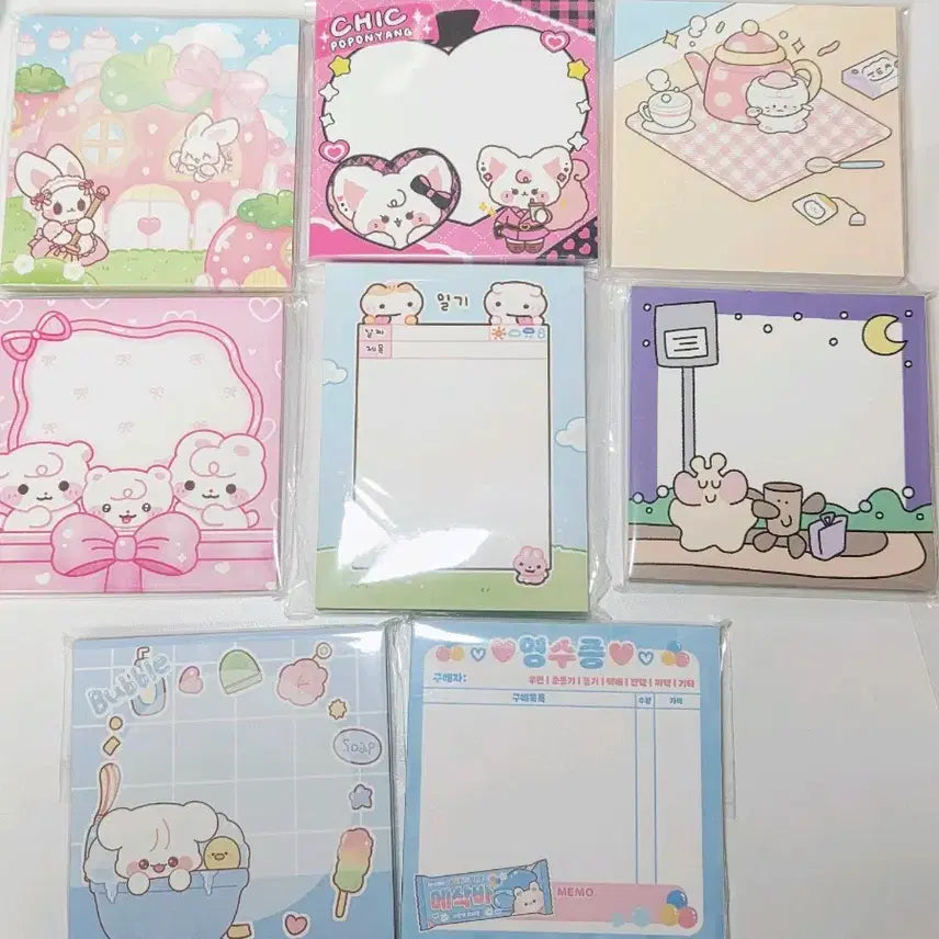 [BUNJANG] Memo Pad Bundle Set / 떡메모지 일괄판매