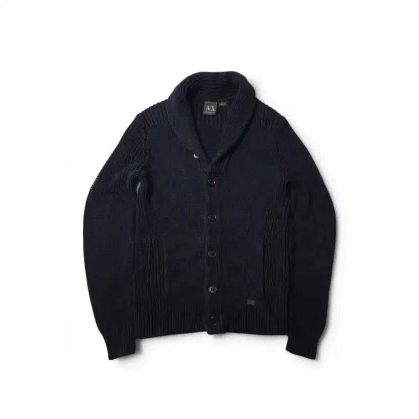 [BUNJANG] Armani Exchange Navy Cardigan - Size S / 아르마니 익스체인지 네이비 가디건 S