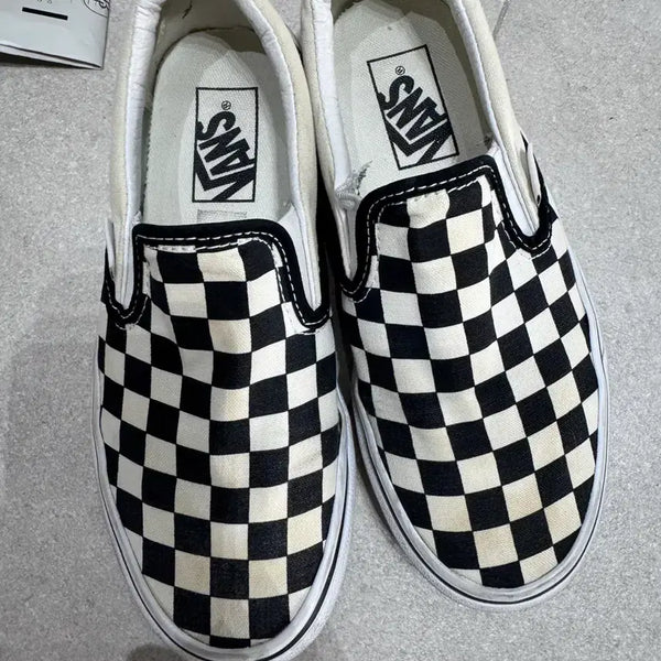 [BUNJANG] Vans Checkerboard Sneakers (Size 220) / 반스 체커보드 운동화 (220)