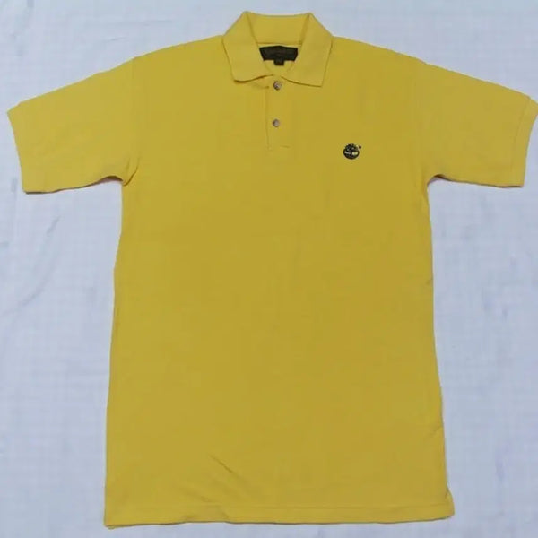 [BUNJANG] Timberland Men's Basic Yellow Cotton T-Shirt / 팀버랜드 남성 90 95 반팔 티셔츠 베이직 깨끗/P01