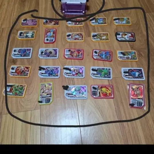 [BUNJANG] Pokemon Gaole Cards with Storage Case / 포켓몬 가오레 카드 + 보관 케이스