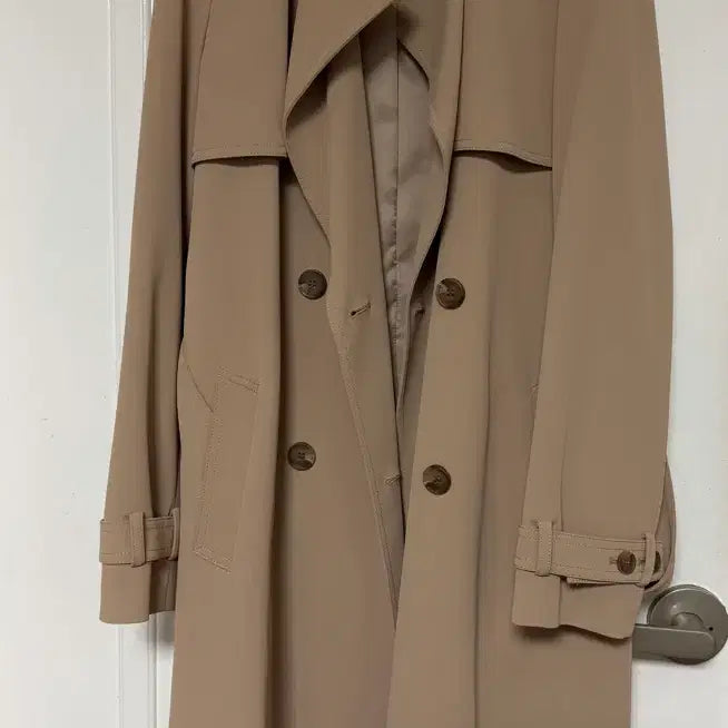 [BUNJANG] LIST Women's Trench Coat Dark Beige Size 66 / 리스트 여성 트렌치코트 66사이즈