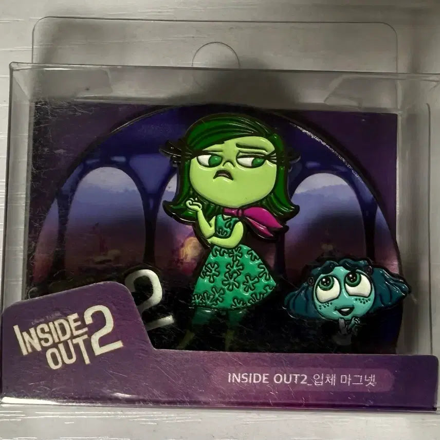 [BUNJANG] Inside Out 2 3D Magnet (Envy & Grumpy) / [인사이드 아웃2] 입체 마그넷 (까칠이&부럽이)