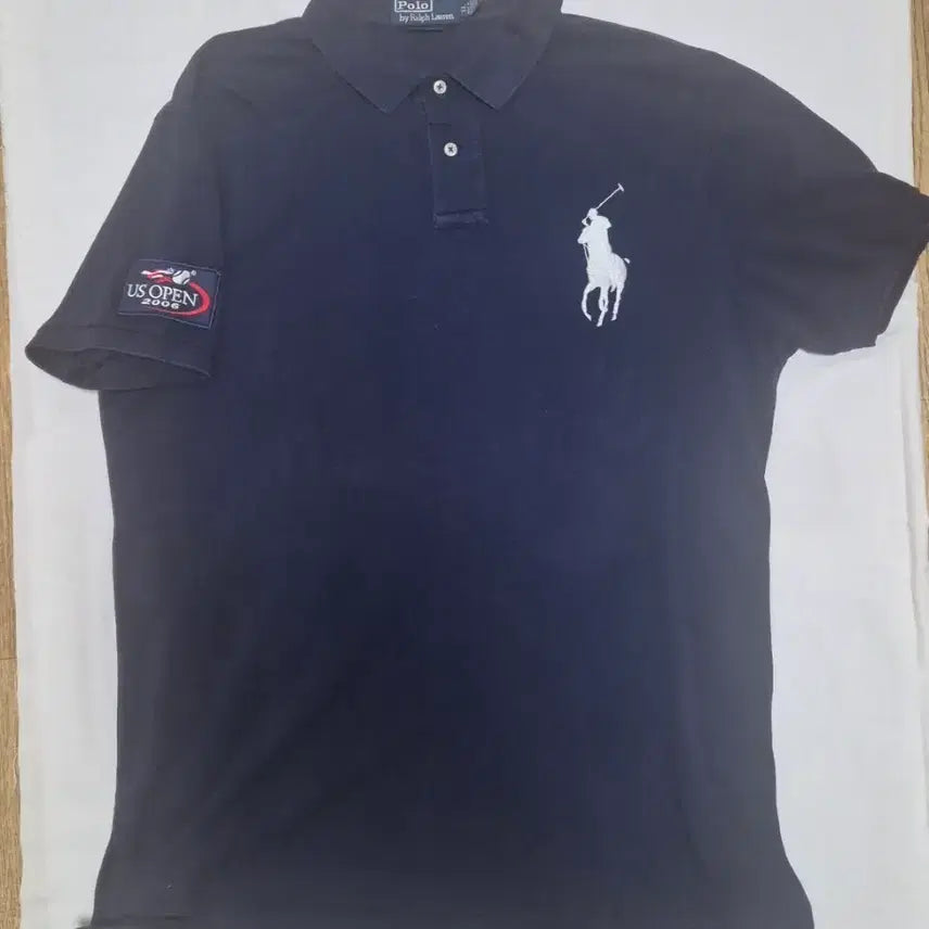 [BUNJANG] Polo Ralph Lauren Big Pony US Open Patch T-Shirt Navy / 폴로 빅포니 US open PK 티셔츠