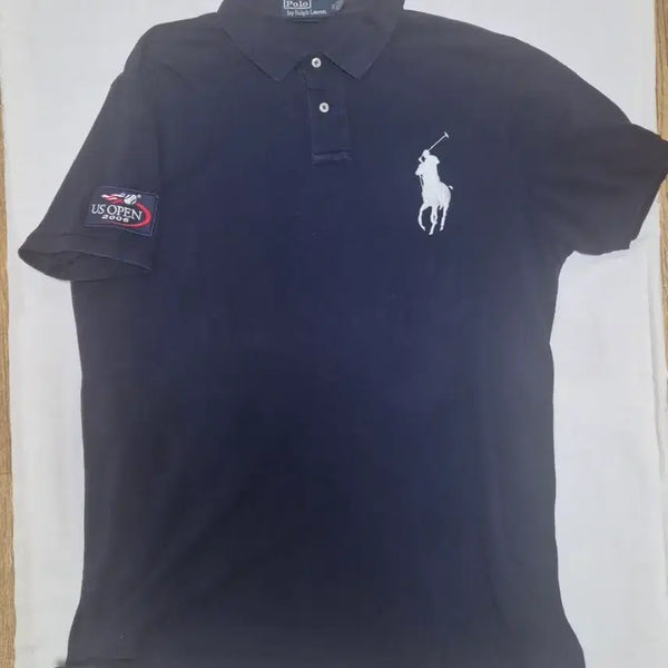 [BUNJANG] Polo Ralph Lauren Big Pony US Open Patch T-Shirt Navy / 폴로 빅포니 US open PK 티셔츠