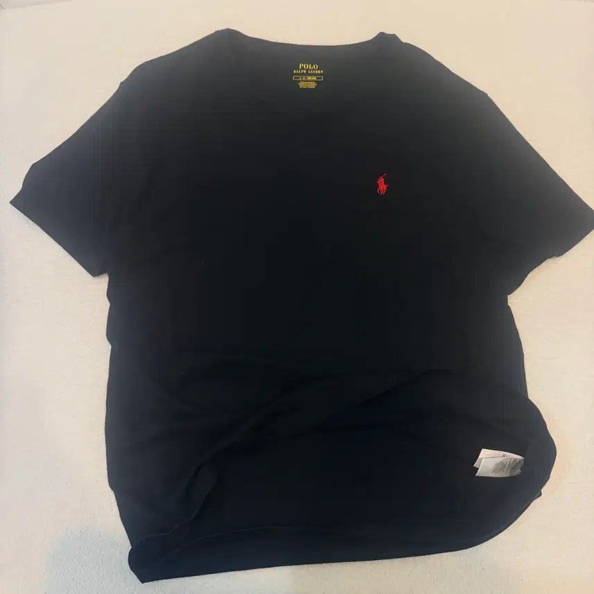 [BUNJANG] POLO Ralph Lauren Cotton Short Sleeve T-Shirt Black Free Size / [POLO Ralph Lauren] 폴로 반팔티