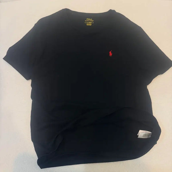 [BUNJANG] POLO Ralph Lauren Cotton Short Sleeve T-Shirt Black Free Size / [POLO Ralph Lauren] 폴로 반팔티
