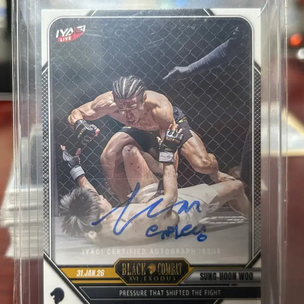 [BUNJANG] Black Combat Exodus Umaking Player Autograph Card and Chrome Cards / 블랙컴뱃 우마왕우성훈 선수 친필 싸인 카드랑 크롬카드 다수