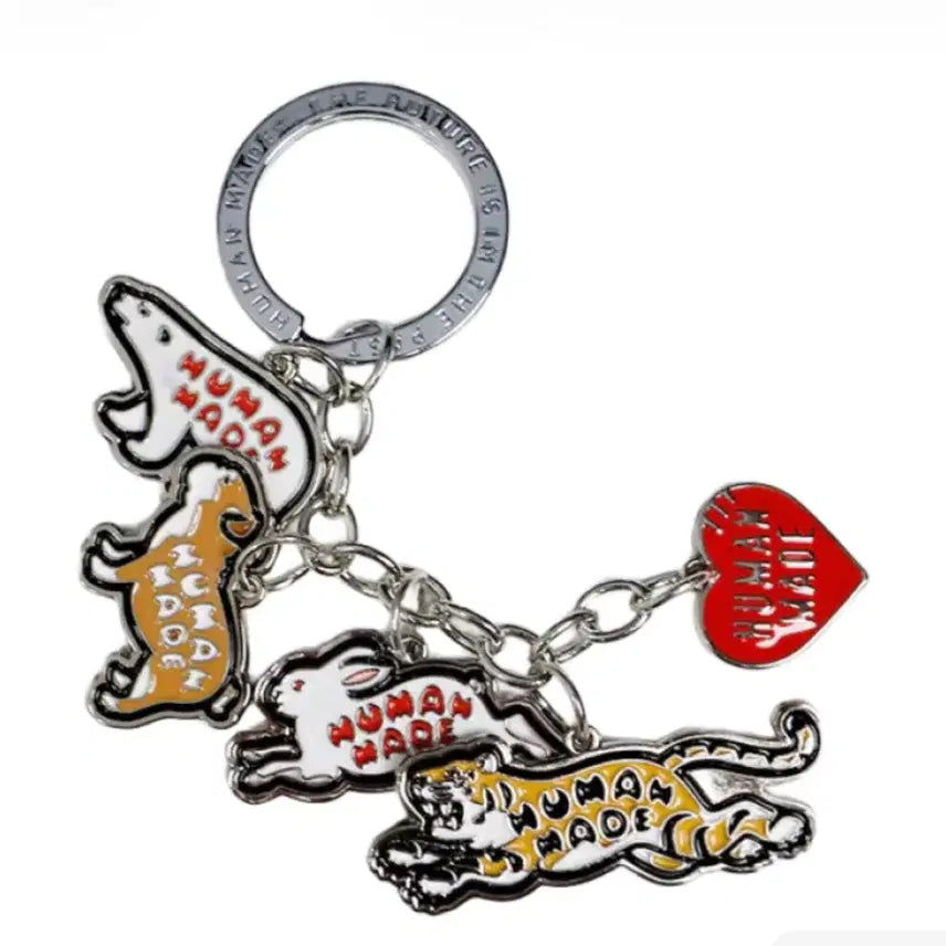 [BUNJANG] Human Made Animal Heart Metal Keyring / [미개봉] 휴먼메이드 애니멀 하트 키링 메탈 키링