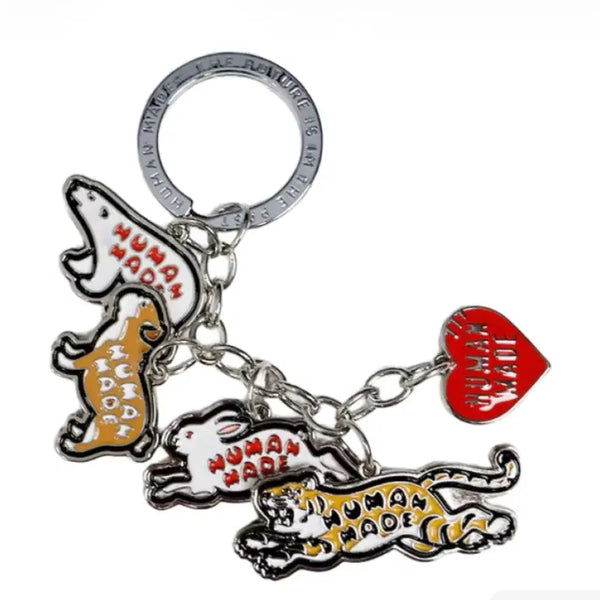 [BUNJANG] Human Made Animal Heart Metal Keyring / [미개봉] 휴먼메이드 애니멀 하트 키링 메탈 키링