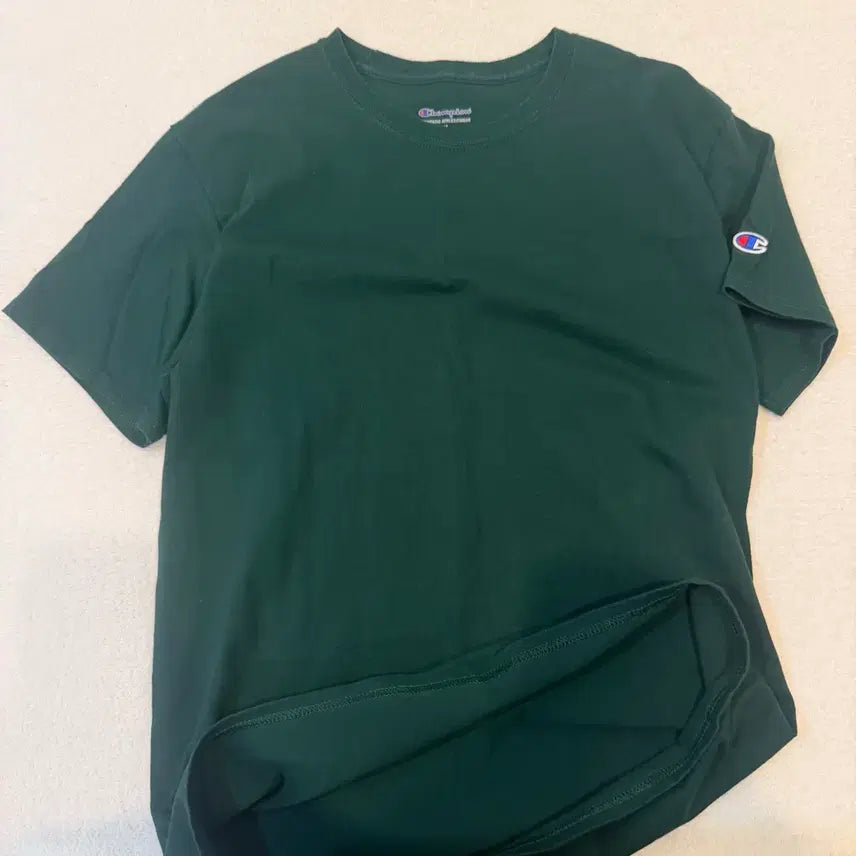 [BUNJANG] Champion Short Sleeve T-Shirt Green M / [Champion] 챔피온 반팔티