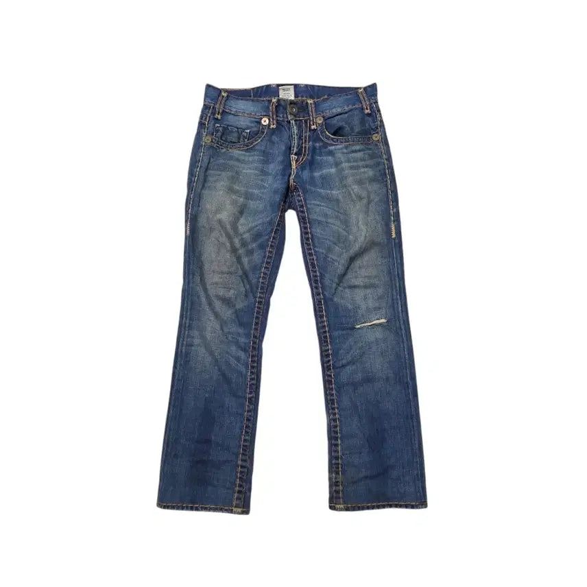 [BUNJANG] True Religion USA Logan Super T Bootcut Denim Jeans / True Religion 트루릴리젼 USA 로건 슈퍼 t 부츠컷 데님