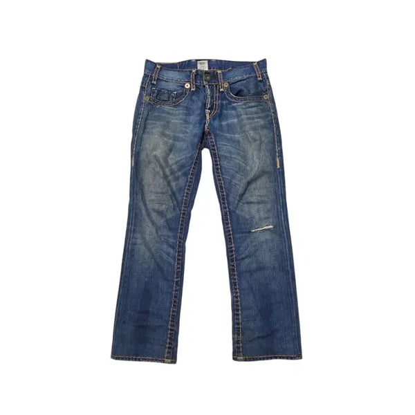 [BUNJANG] True Religion USA Logan Super T Bootcut Denim Jeans / True Religion 트루릴리젼 USA 로건 슈퍼 t 부츠컷 데님