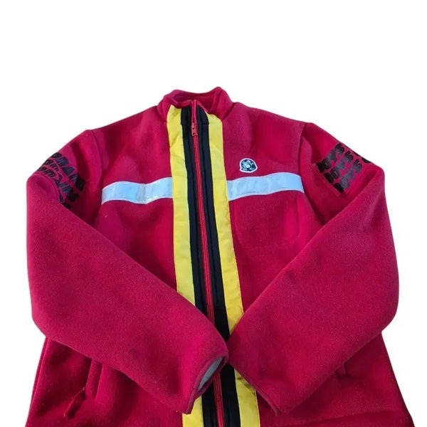 [BUNJANG] Billionaire Boys Club Red Fleece Zip-Up Jacket / Billionaire Boys Club 레드 플리스 집업