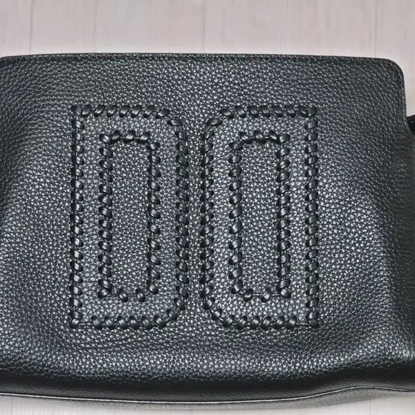 [BUNJANG] Daks DD Logo Cowhide Shoulder Bag Crossbody Bag / 닥스 DD로고 소가죽 숄더백 크로스백 판매합니다